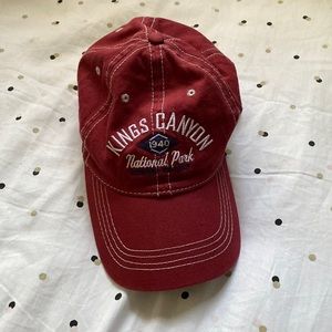 Prairie Mountain Kings Canyon National Park Brick Red Cap/Hat Adjustable